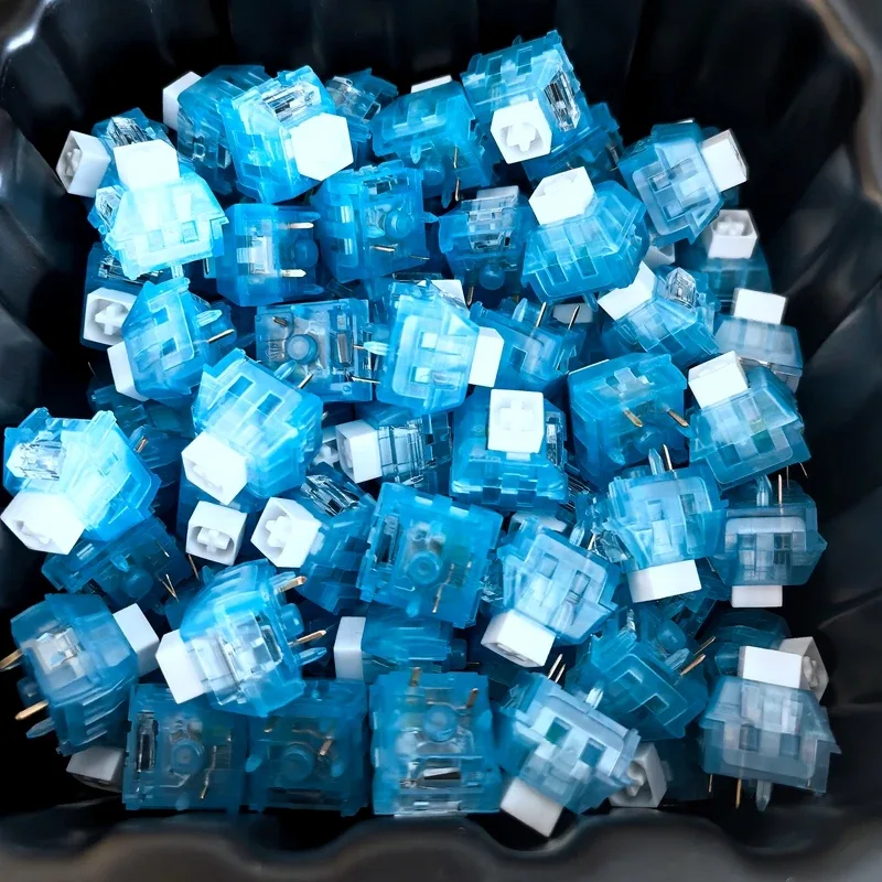 Kailh Arctic Fox - Commutateurs Tactiles Clicky (5 Broches, RVB, Pré-lubrifiés) - Image 1