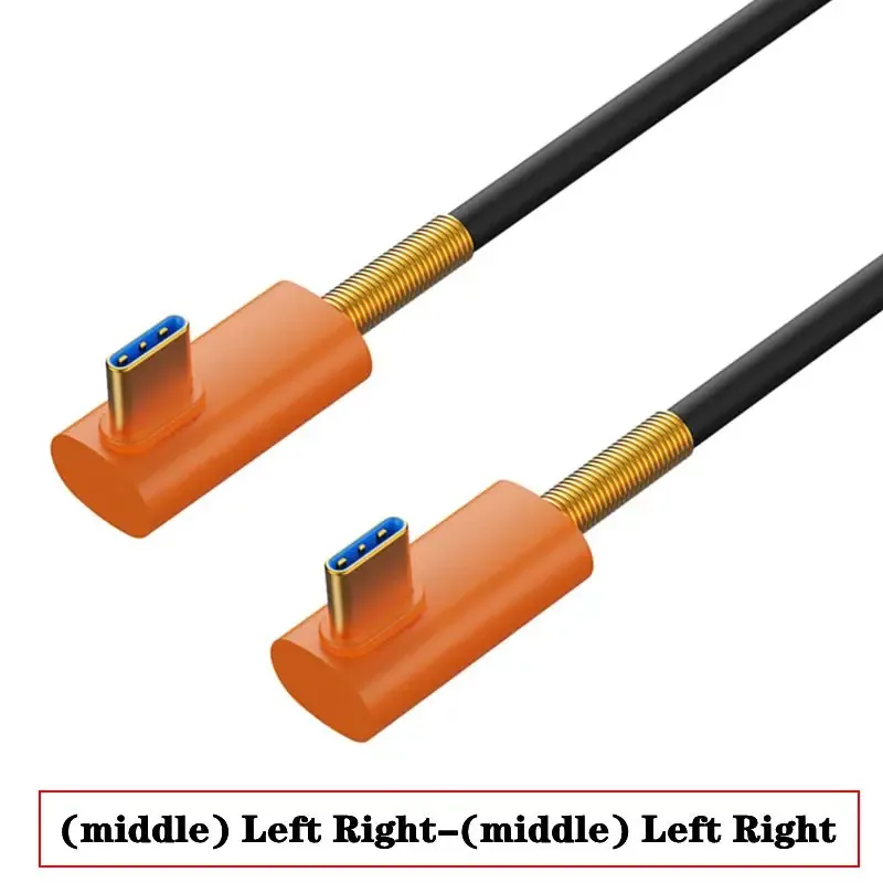 Câble USB4 Type-C vers USB-C en silicone souple - 40 Gbps, PD 240W, Vidéo 8K 13