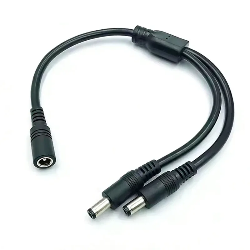 Câble répartiteur d'alimentation DC 5,5 x 2,1 mm (1 femelle vers 2 mâles), 18AWG - Image 4