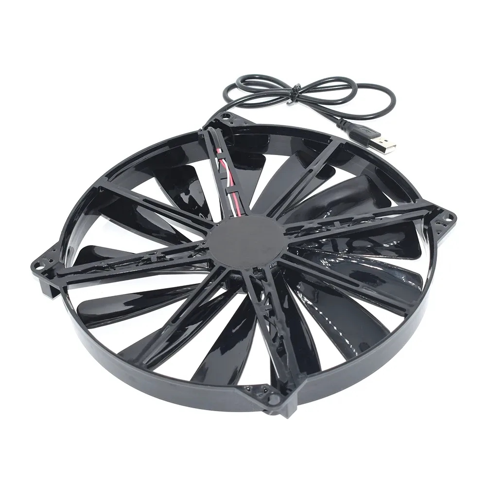 Ventilateur de refroidissement USB pour ordinateur portable - 200 x 200 x 20 mm - 5V 0,30A - Modèle A20020-07CA-2JN-F1 - Image 4