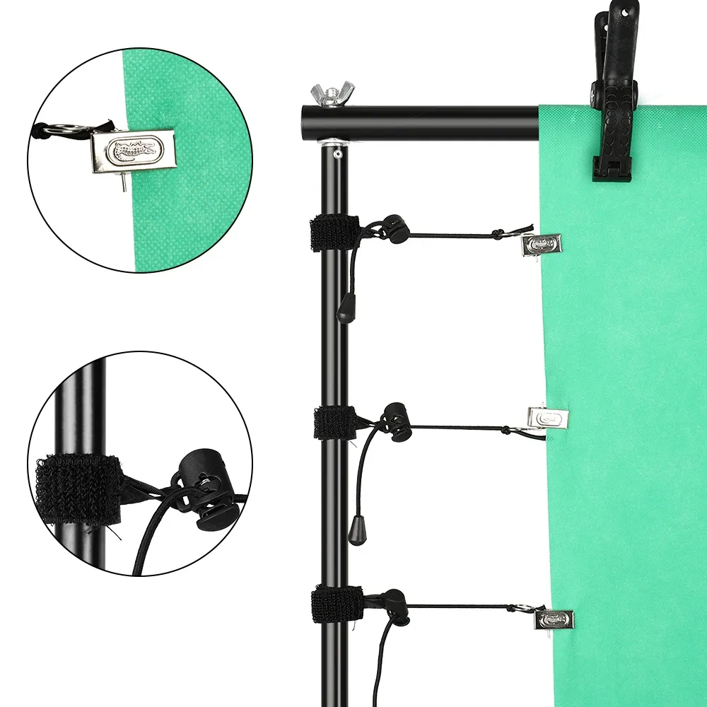 Kit de support d'arrière-plan pour studio photo - Image 6