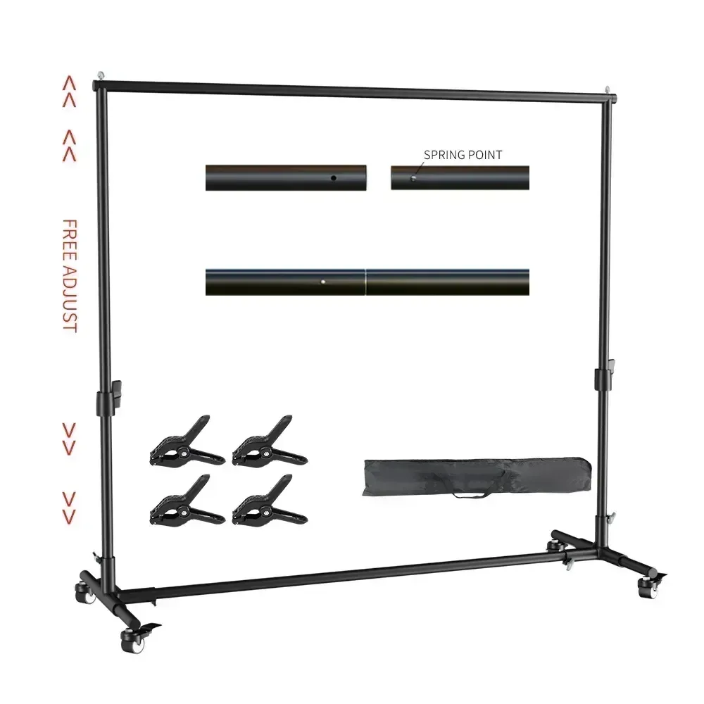 Kit de support d'arrière-plan pour studio photo 9