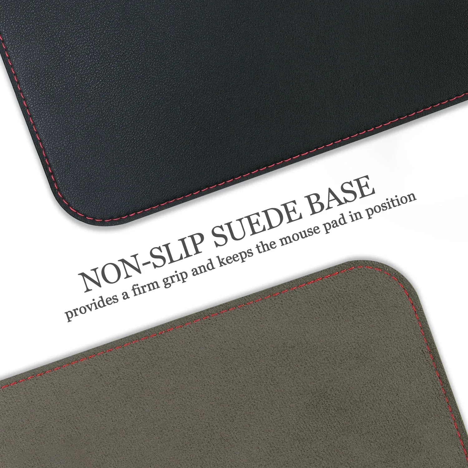 Petit tapis de souris en cuir PU imperméable et antidérapant - Image 4