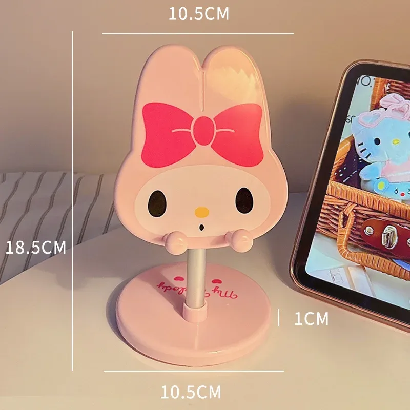 Support de téléphone télescopique réglable My Melody & Kuromi - Base antidérapante - Image 6