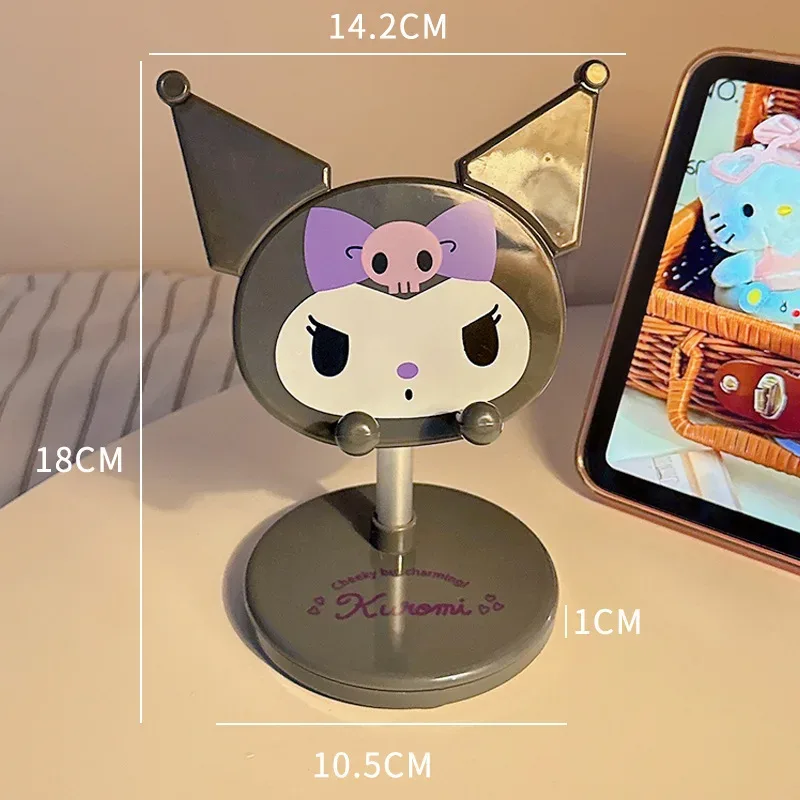 Support de téléphone télescopique réglable My Melody & Kuromi - Base antidérapante - Image 5