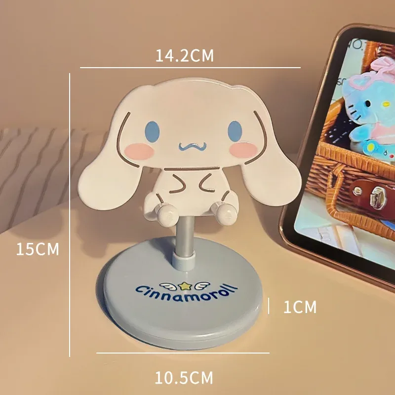 Support de téléphone télescopique réglable My Melody & Kuromi - Base antidérapante - Image 4