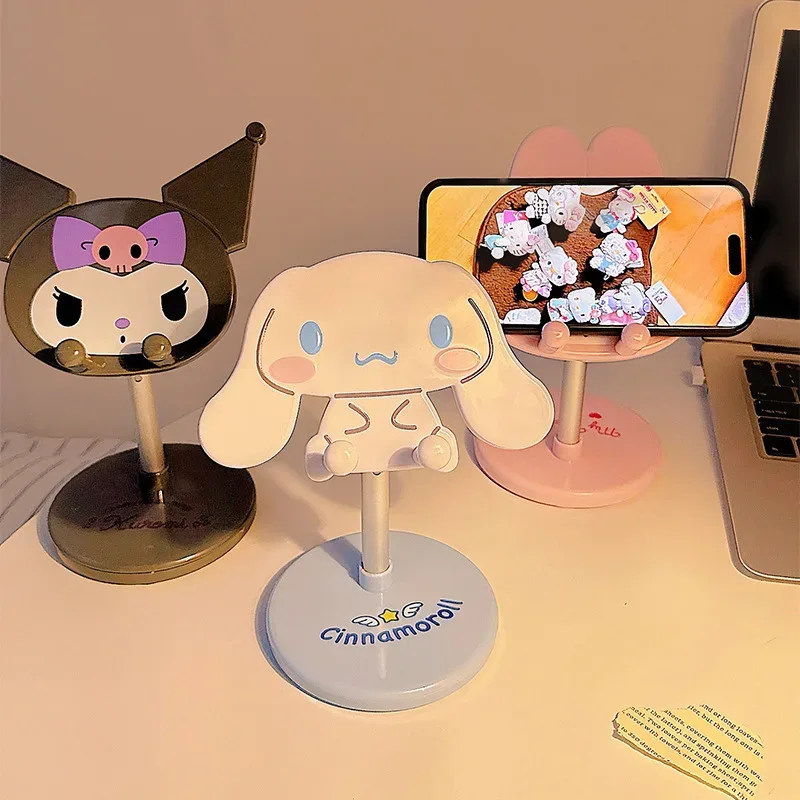 Support de téléphone télescopique réglable My Melody & Kuromi - Base antidérapante - Image 3