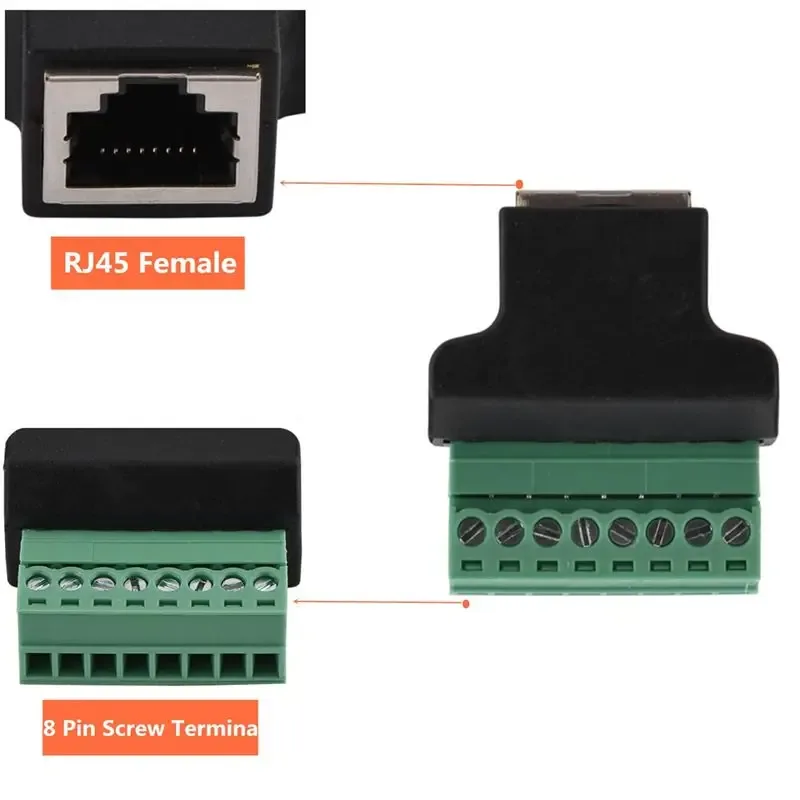 Connecteur Ethernet RJ45 Mâle/Femelle pour DVR de Vidéosurveillance - Image 5