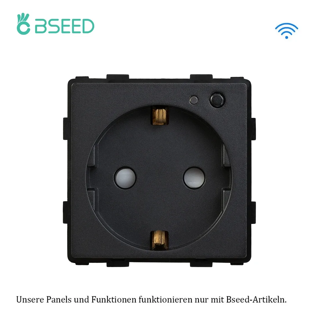 Prise électrique connectée BSEED – Standard UE – Module sans cadre compatible Tuya et Alexa - Image 4