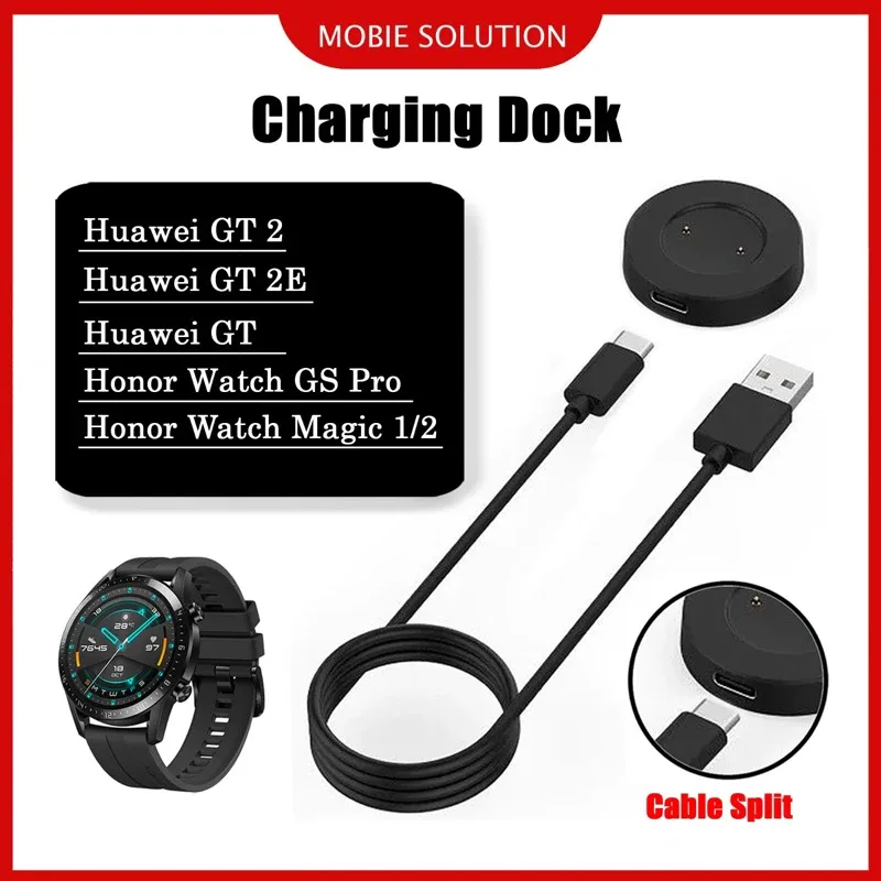 Chargeur pour Huawei Watch GT5 Pro, GT4, GT3 Pro, GT2 Pro, Watch 4, 3 - Image 2