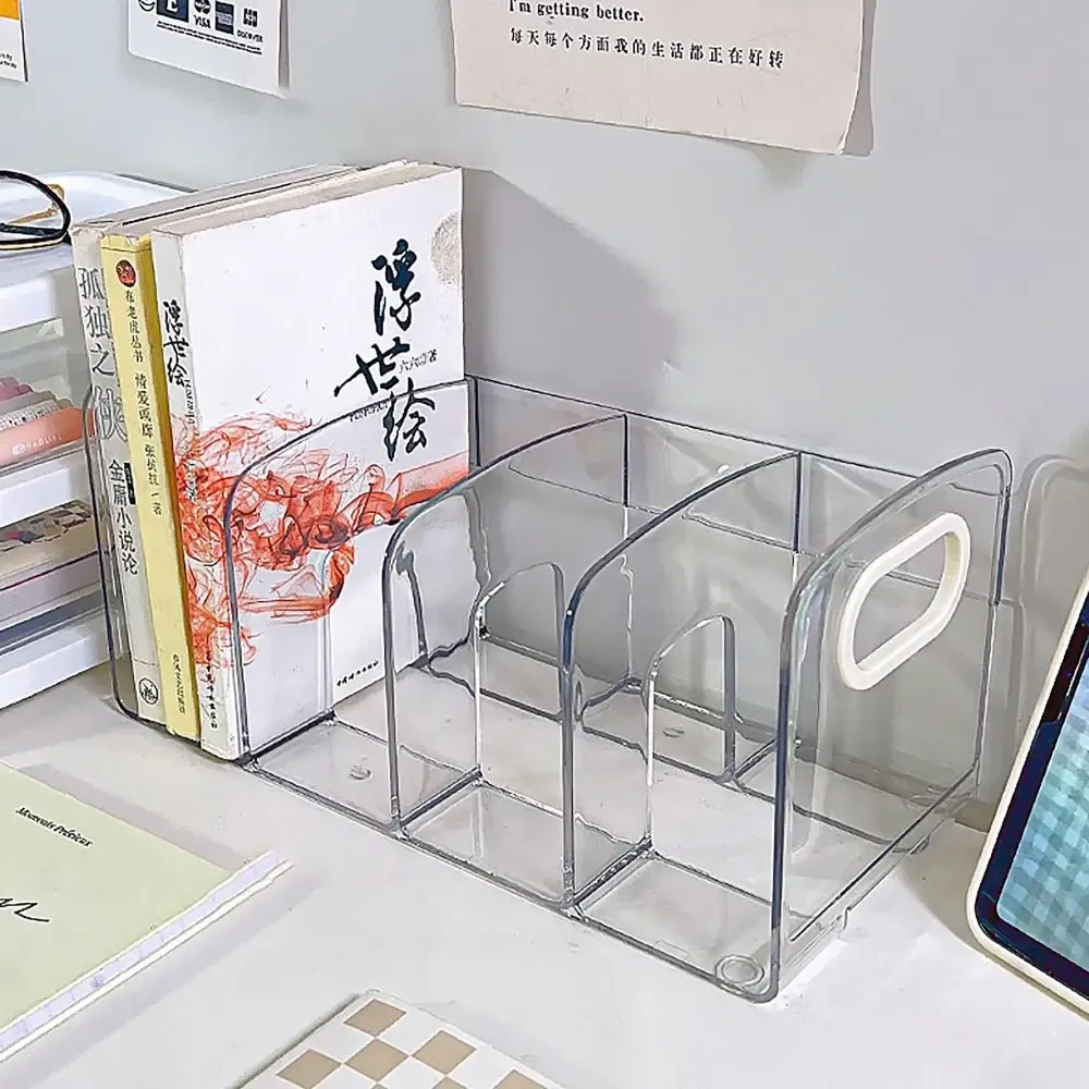 Serre-livres Sync T1 en acrylique transparent avec poignée - Image 2