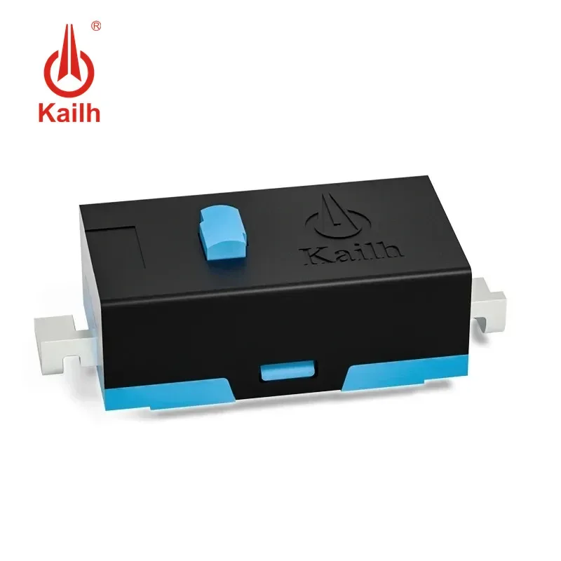 Micro-interrupteur Kailh Mini SMD à point bleu pour boutons latéraux Logitech (M905, G903, G900, G603, G502, GPW, Anywhere MX) - 2 broches - Image 1