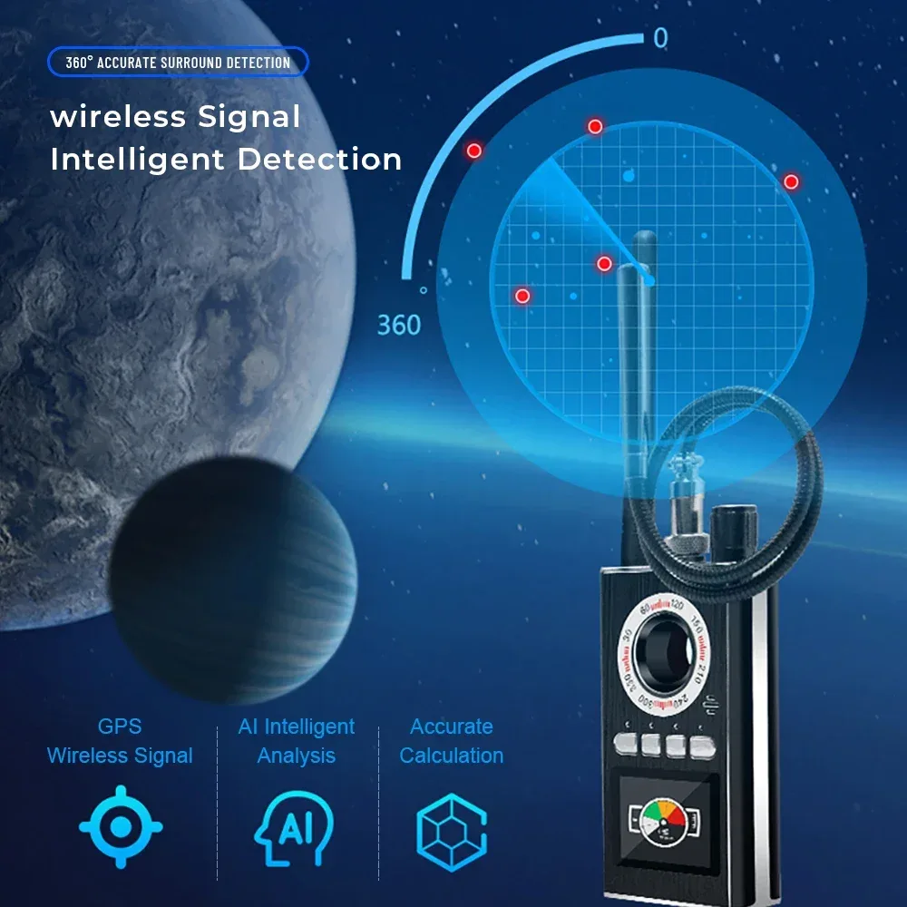 Détecteur anti-espion K88 : Scanner de signaux RF, GPS et micros GSM - Image 5