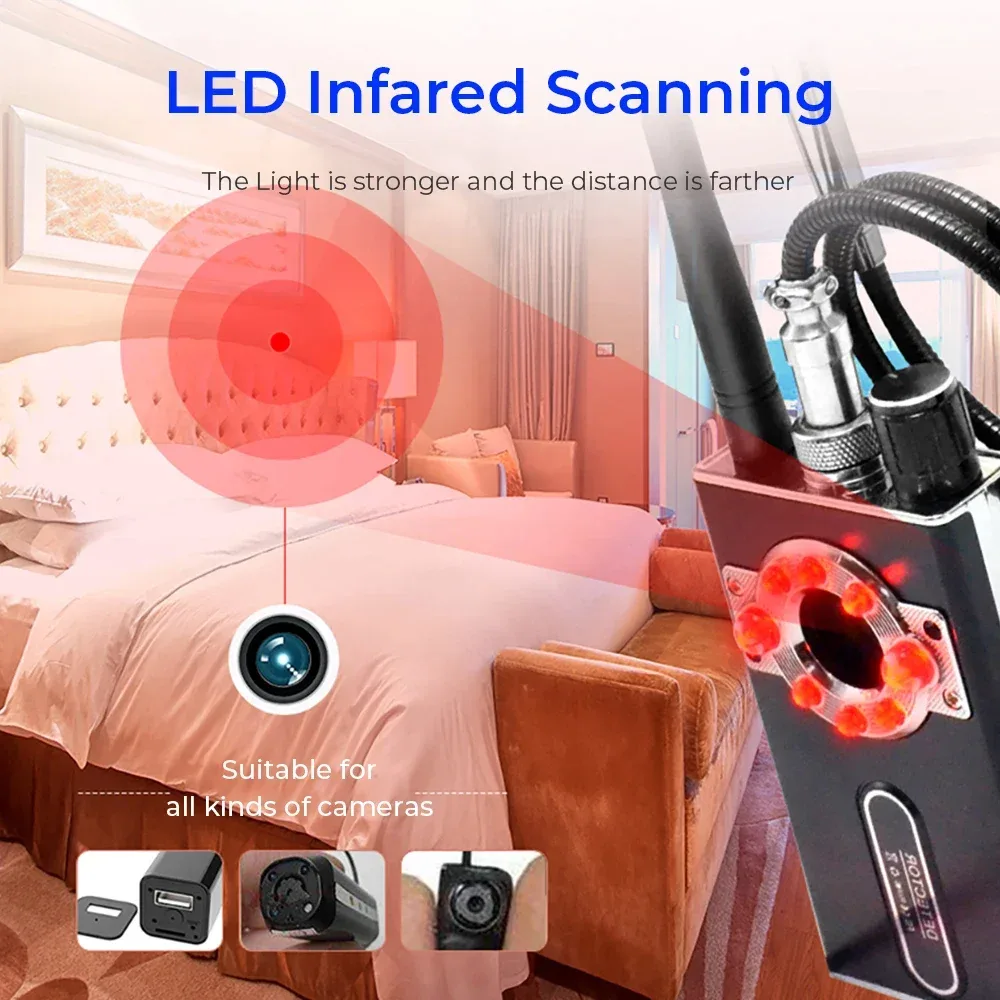 Détecteur anti-espion K88 : Scanner de signaux RF, GPS et micros GSM - Image 4