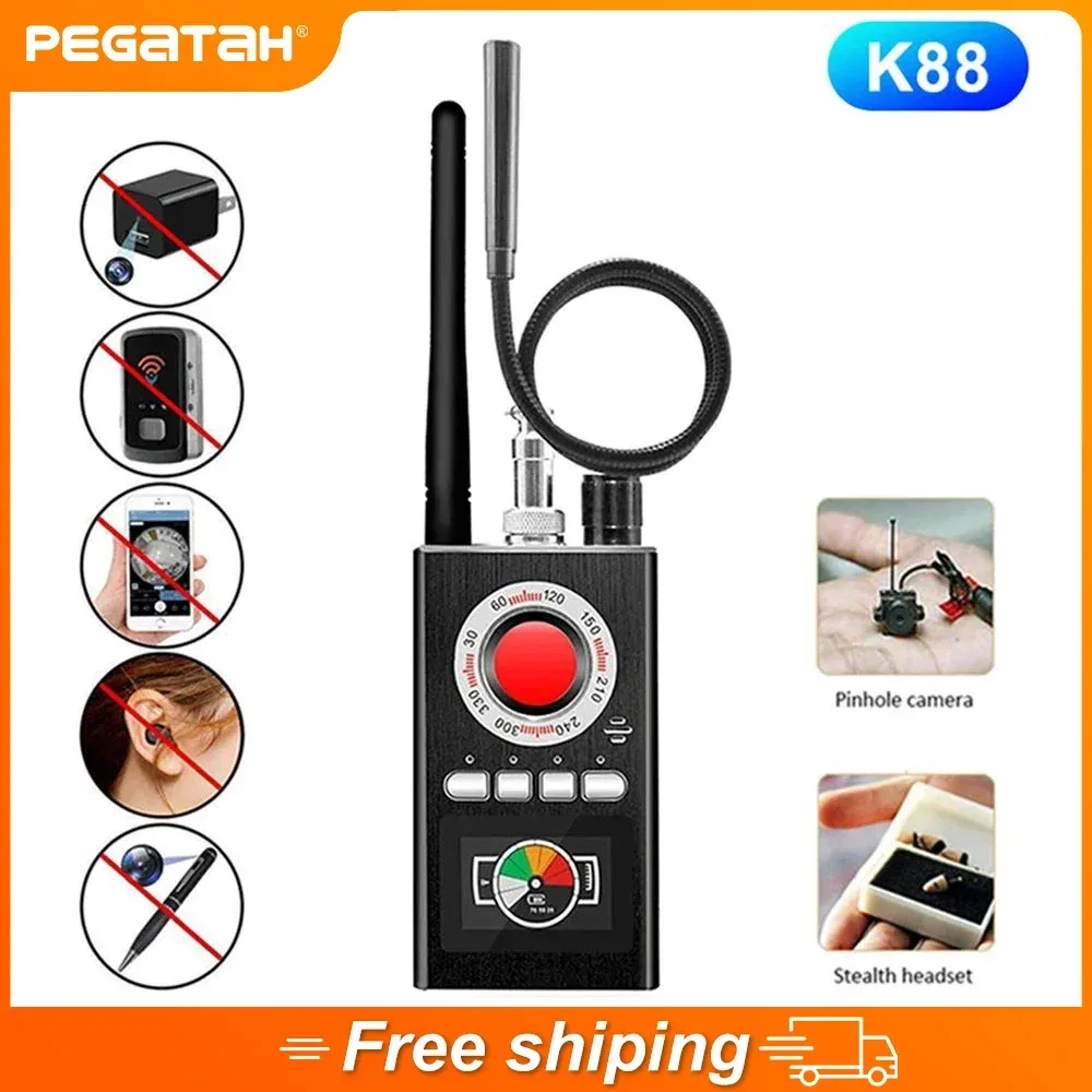 Détecteur anti-espion K88 : Scanner de signaux RF, GPS et micros GSM - Image 1