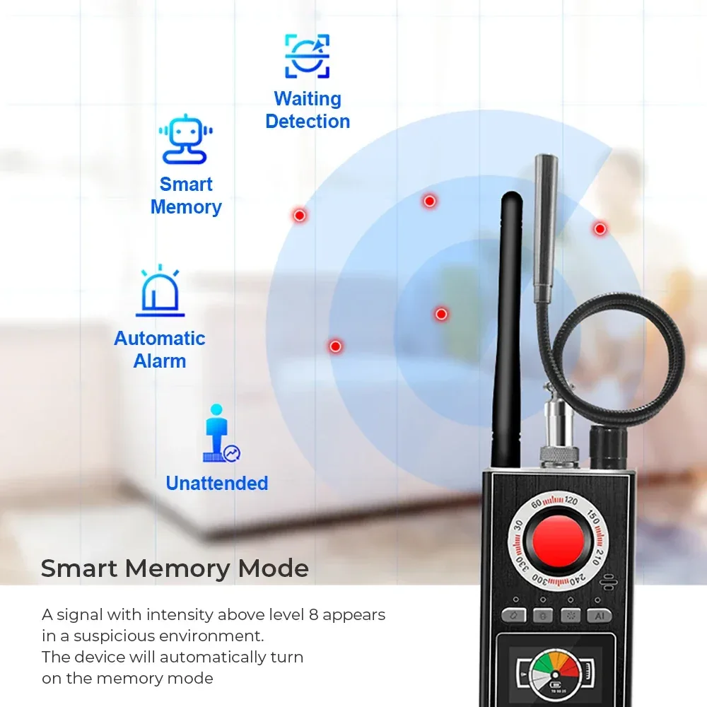 Détecteur anti-espion K88 : Scanner de signaux RF, GPS et micros GSM - Image 3