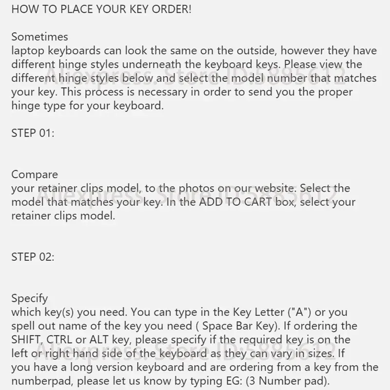 Touches de remplacement et charnières pour clavier Logitech Craft MX - Noir/Gris - Image 5