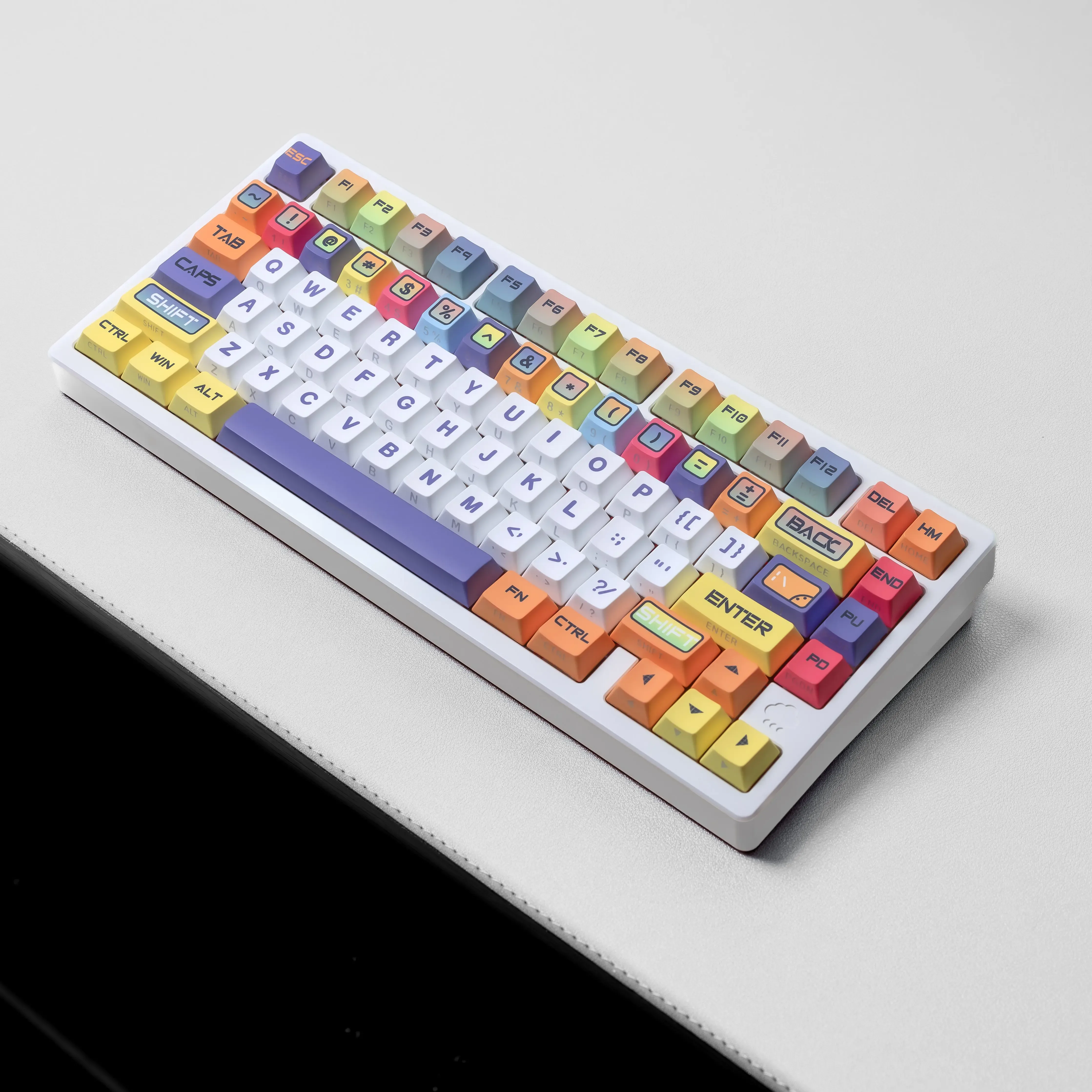 Set de Touches PBT JCM Style Anime - Profil Cherry, Légendes Latérales, Multi-langues pour Clavier Mécanique Hi98 - Image 1
