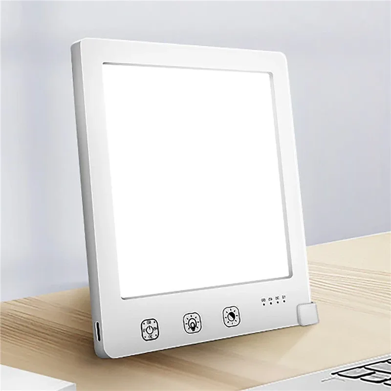 Lampe de luminothérapie LED 10000 Lux à intensité réglable et 3 modes de couleur - Image 2