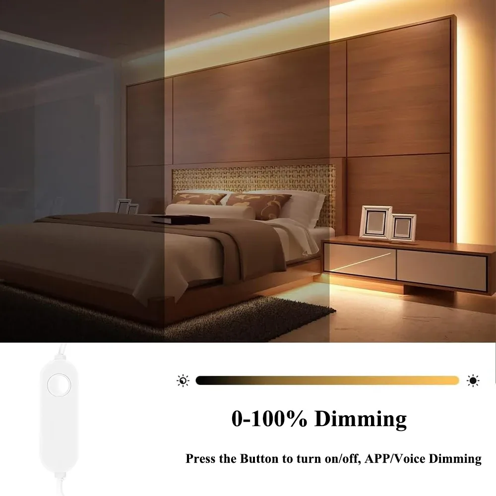 Ruban LED Néon Flexible Connecté Wi-Fi (Compatible Apple HomeKit) - Blanc Variable 3000-6500K - Étanche 12V - Image 2