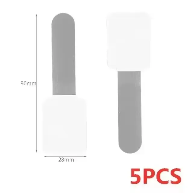 Lot de 20 clips de gestion de câbles en nylon - Noir et blanc 12