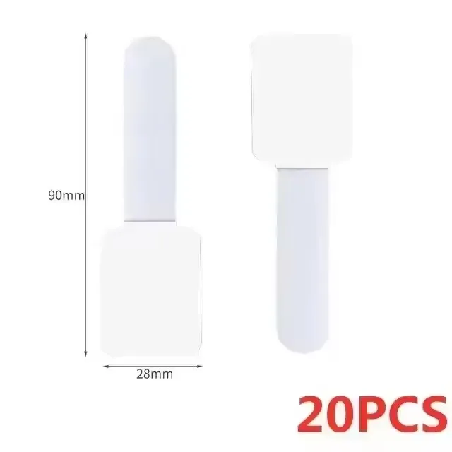Lot de 20 clips de gestion de câbles en nylon - Noir et blanc 14