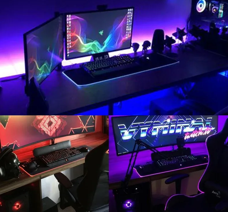Tapis de souris RGB Cyberpunk