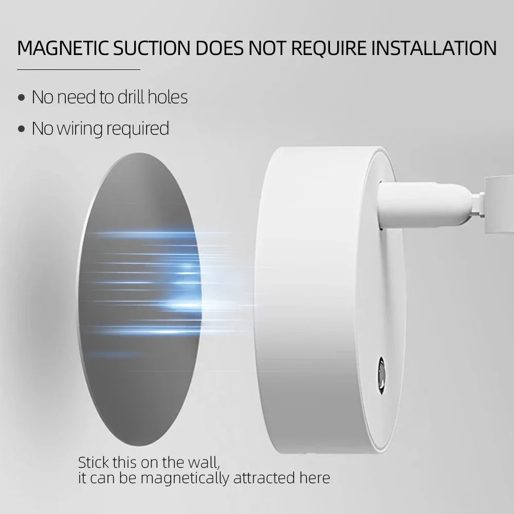 Projecteur LED Coucher de Soleil Magnétique et Rechargeable - Rotation 360° et Variateur Tactile - Image 5