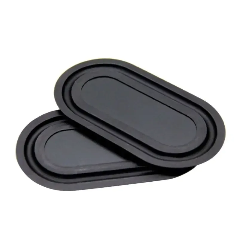 Lot de 2 radiateurs passifs en caoutchouc noir et laiton pour haut-parleur - Image 5