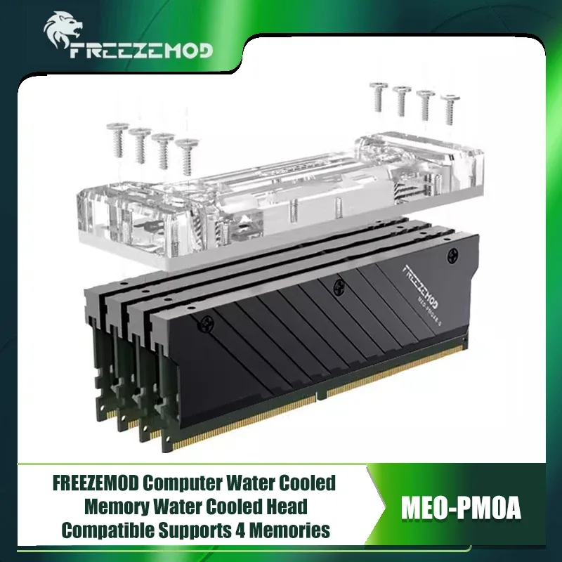 Waterblock EZEMOD pour mémoire RAM PC, compatible avec 4 modules MEO-PM0A, version large standard - Image 1