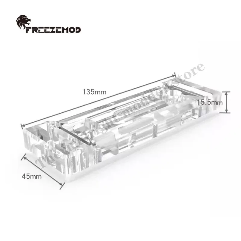 Waterblock EZEMOD pour mémoire RAM PC, compatible avec 4 modules MEO-PM0A, version large standard - Image 2