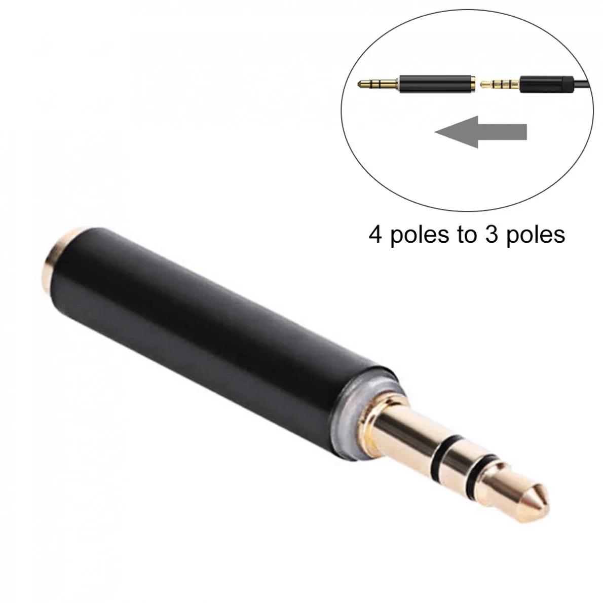Détail adaptateur audio