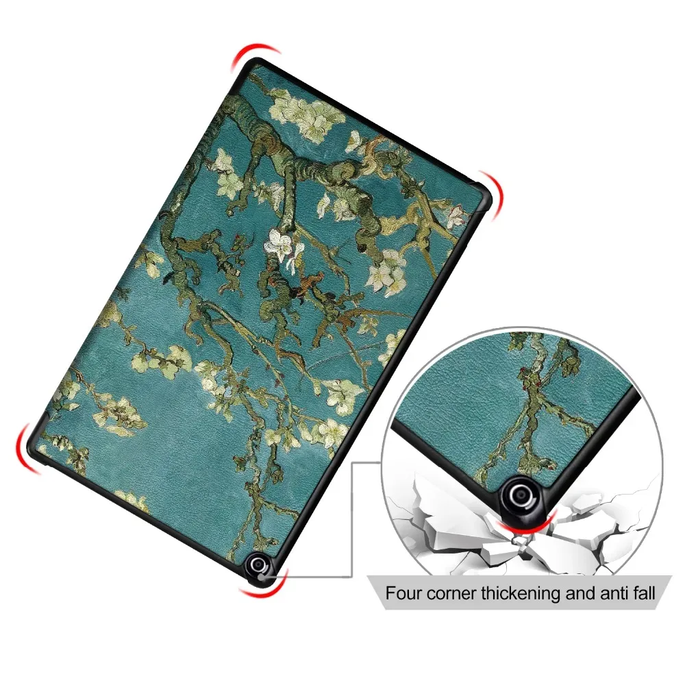 Étui en cuir PU pour Amazon Fire HD 8 et HD 8 Plus (10e et 12e générations, 2020/2022) avec support et fonction veille/réveil automatique - Image 6