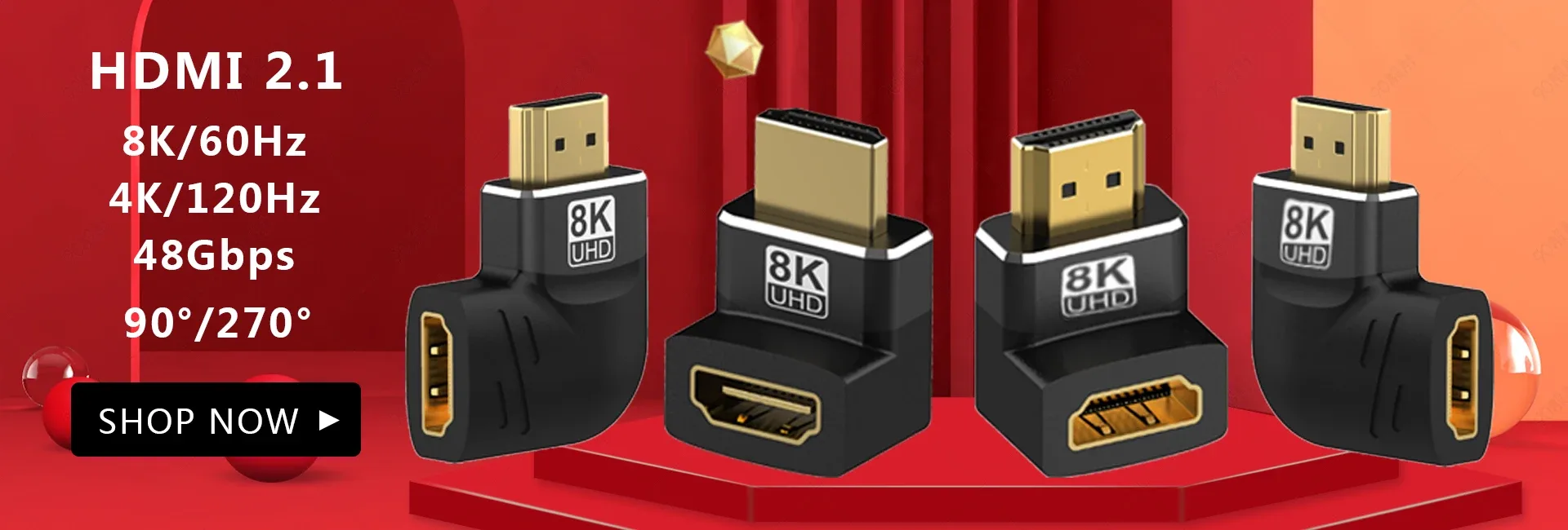 Câble DisplayPort 2.1 Performance