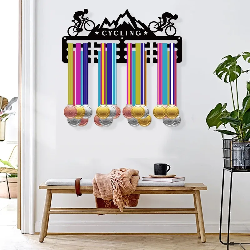 Porte-médaille de cyclisme personnalisé en acrylique - Image 2