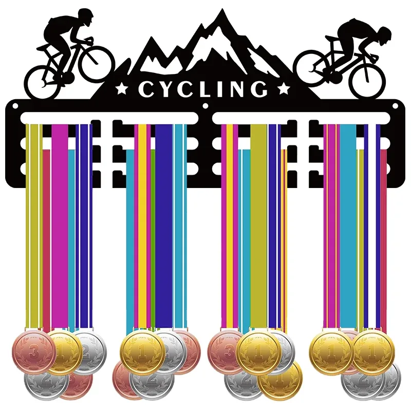 Support de médaille cyclisme design