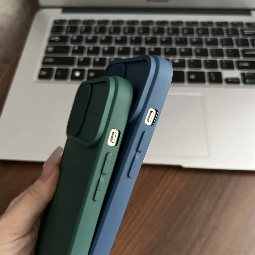 Coque antichoc avec protection de caméra coulissante pour iPhone - Image 4