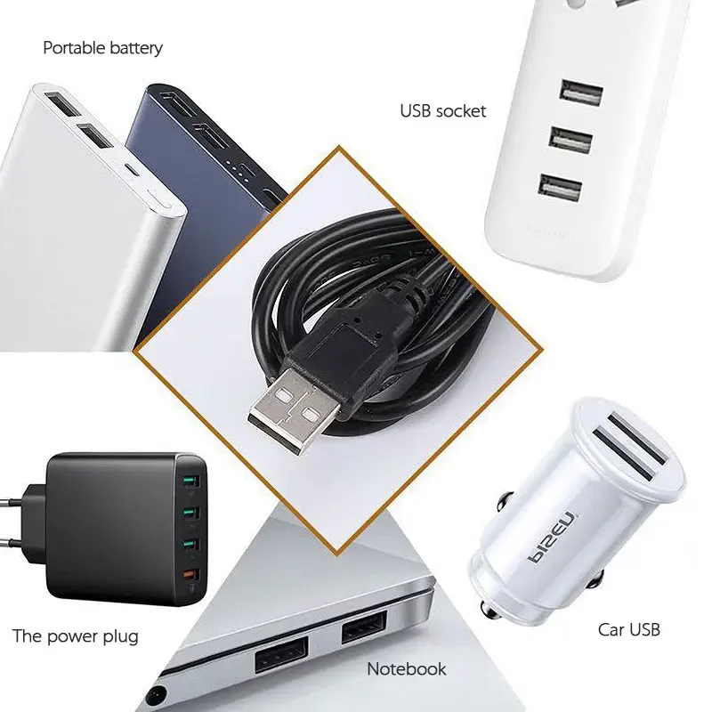 Mini spot LED USB sous meuble avec minuterie - Luminaire circulaire en saillie - Image 6