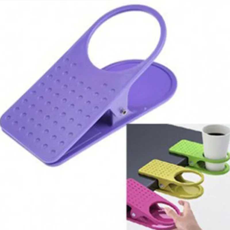 Porte-gobelet de bureau à pince support latéral - Image 2