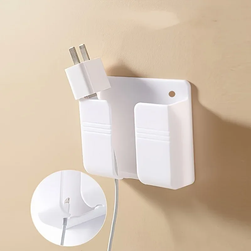Support mural pour téléphone portable et boîte de rangement sans perçage - Image 3