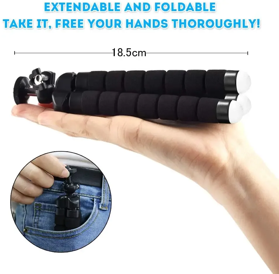 Trépied flexible en action