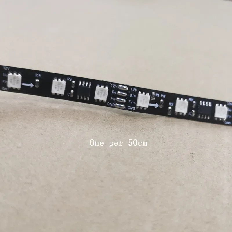 Ruban LED RGB Adressable IC16703 - 12V - 60 LED/m - 5m - IP20 - Reprise de signal - Image 6