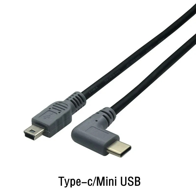 Câble USB-C vers Micro-USB à angle droit (90°) - OTG et Charge (25 cm - 0,5 m) 11