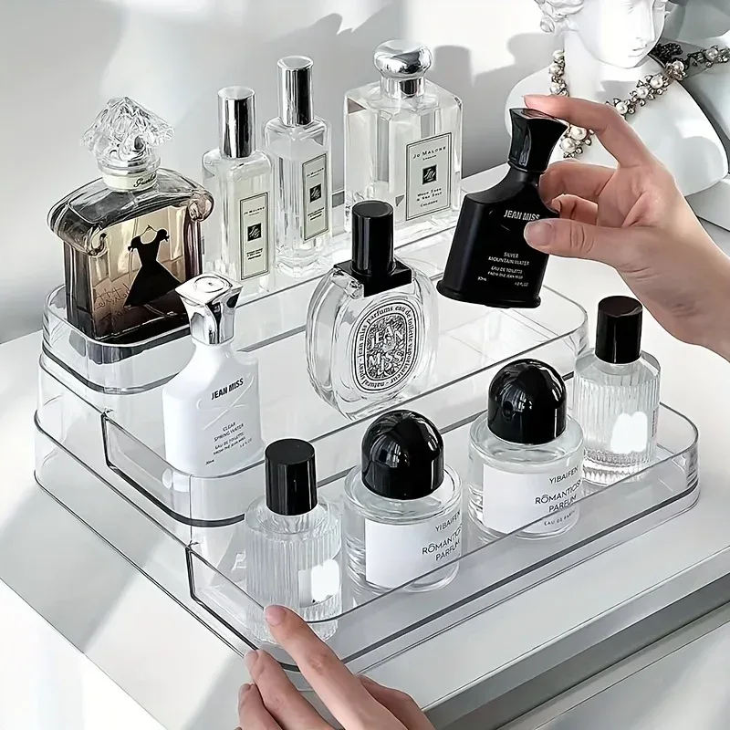 Organisateur de Parfums et Cosmétiques Transparent et Robuste - Image 3