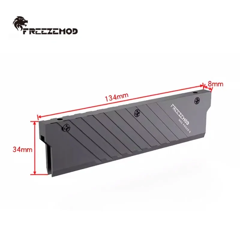 MEO-PMOAB-G - Bloc de refroidissement liquide et dissipateur thermique pour RAM DDR4/DDR5, Support Gen 5, Tout aluminium - Image 4