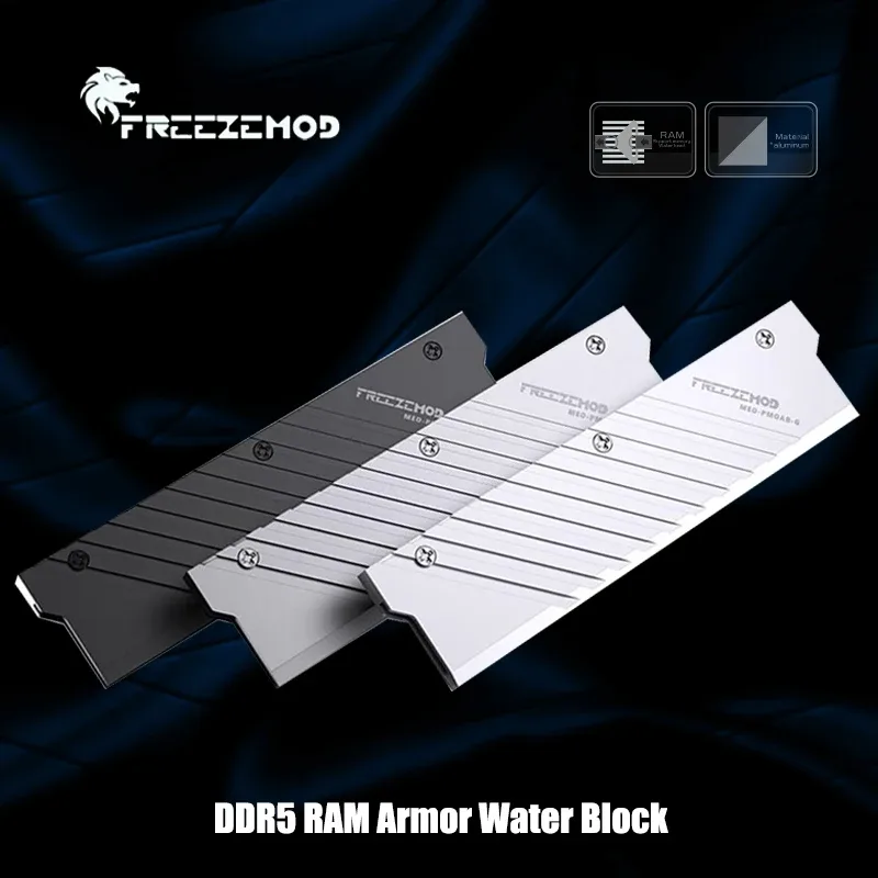 MEO-PMOAB-G - Bloc de refroidissement liquide et dissipateur thermique pour RAM DDR4/DDR5, Support Gen 5, Tout aluminium - Image 5