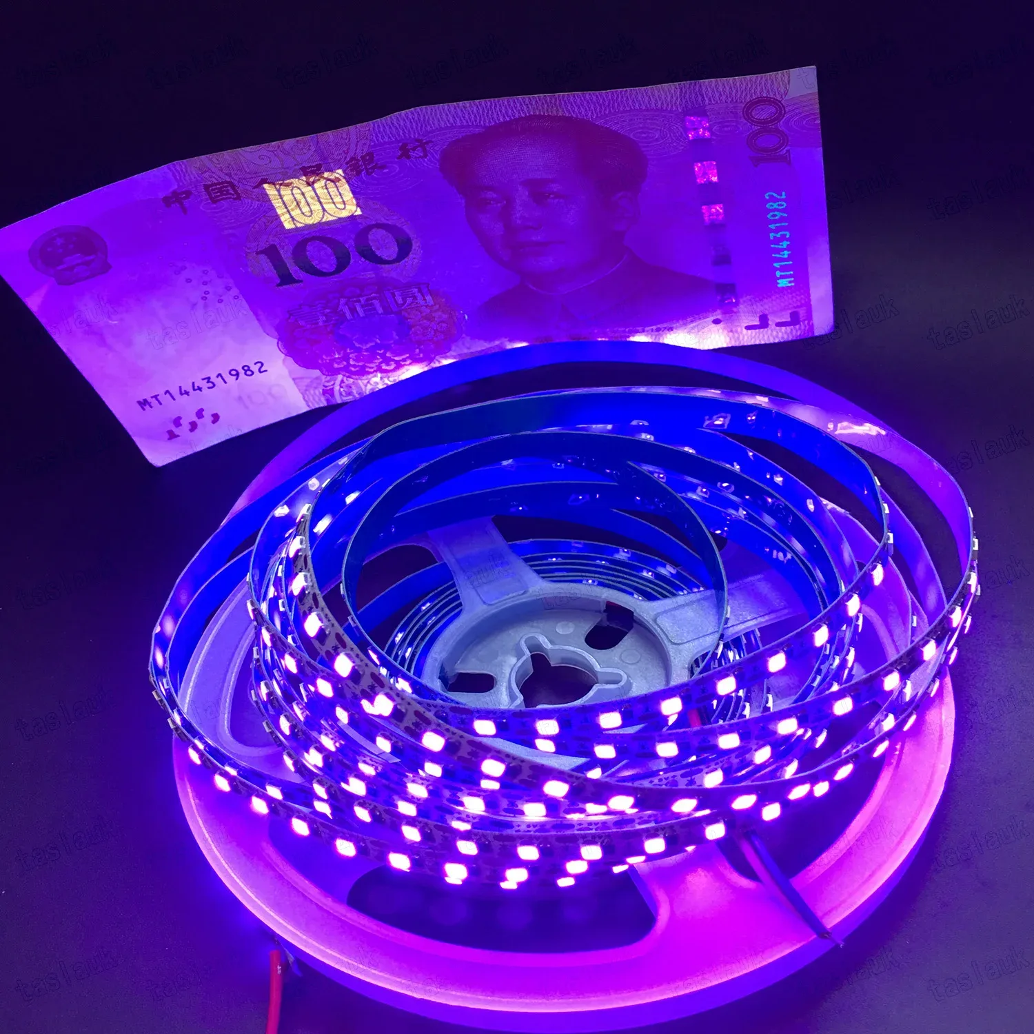 Ruban LED Flexible Ultraviolet (UV) 395-405nm 5V/12V SMD 2835/5050 60/120 LED/m