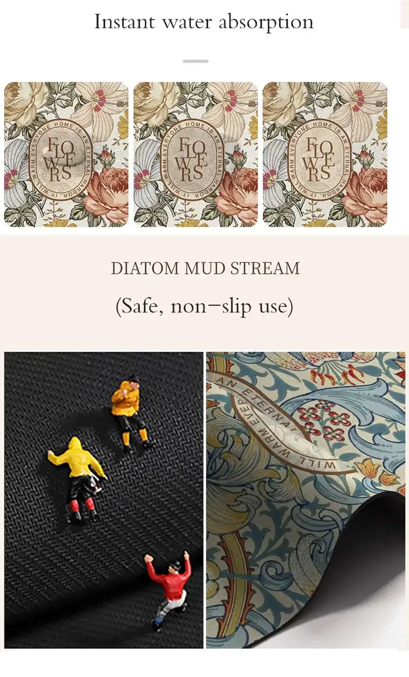 Détails de la texture absorbante