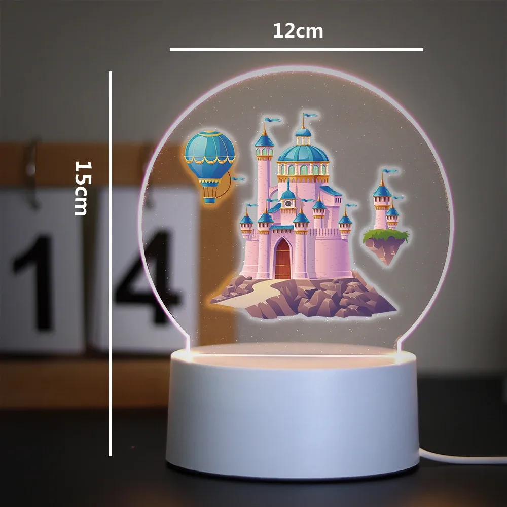 Veilleuse LED 3D Château de Princesse pour Enfant 11