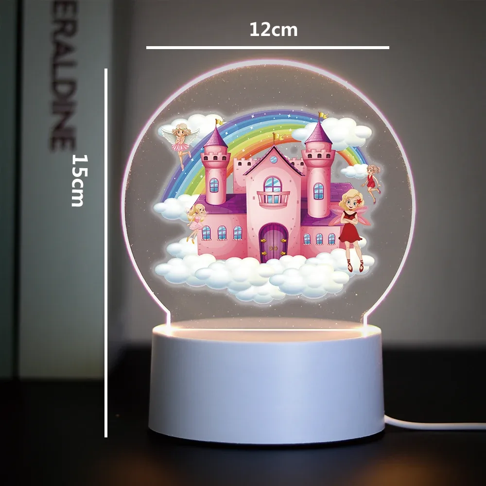 Veilleuse LED 3D Château de Princesse pour Enfant 9
